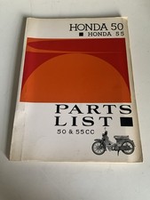 alter Katalog Honda 50 55 CC Part List Ersatzteile 113 Seiten Abbildungen Moped