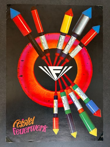 Feistel feuerwerk werbeplakat - feistel,