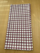 Tischdecke kariert rot 131x136 cm