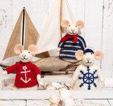 Maus Filz Eierwärmer gefilzt