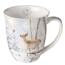 Tasse, Porzellantasse MEETING IN WINTERWORLD | Reh 0,4l Ambiente