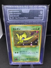CELEBI-HOLO PROMO POKEMON JAPANESE NEO 3 PROMO 2000 251 AOG 9