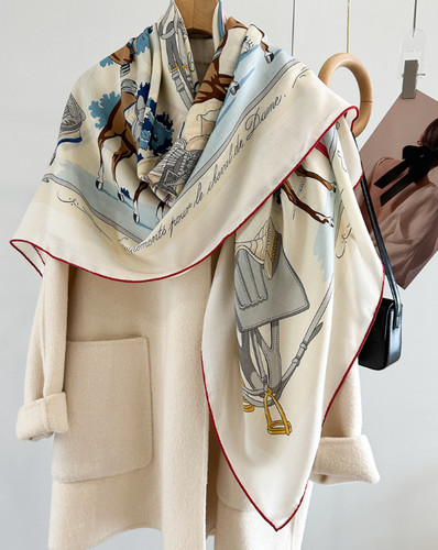 Cashmere silk square - cashmere,