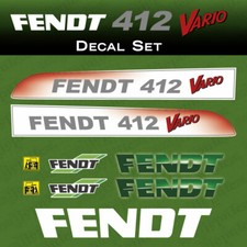 Fendt 412 Vario Tractor Red -