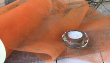 Tischband❤️25cm 8,8 meter REST orange  Vliesband Kommunion Taufe Schultüte