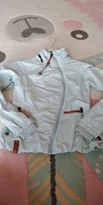 Naketano Jacke Übergangsjacke Anorak hellblau Details Gr. S Damen neuwertig
