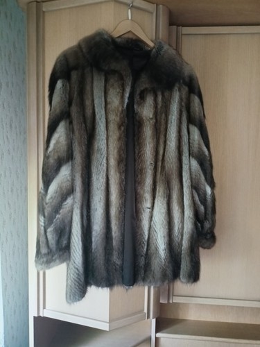 Edle pelzjacke aus echtem - pelzjacke,