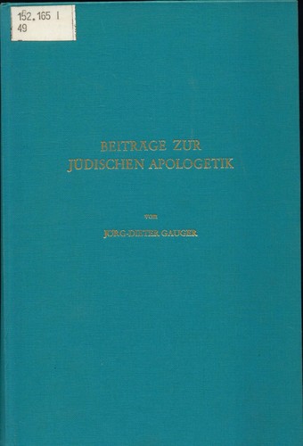 Beiträge zur jüdischen