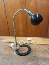 HPI TISCHLEUCHTE DESIGN RETRO MID CENTURY SPACE AGE KUGELKOPF RING-FUSS o.BIRNE