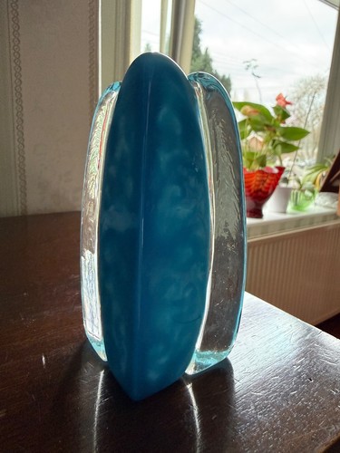 Vintage jizerske sklo blaue - sklo,