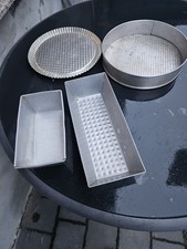 4 x DDR Kuchenform Backformen Vintage Aluminium Kastenform Kuchenform..