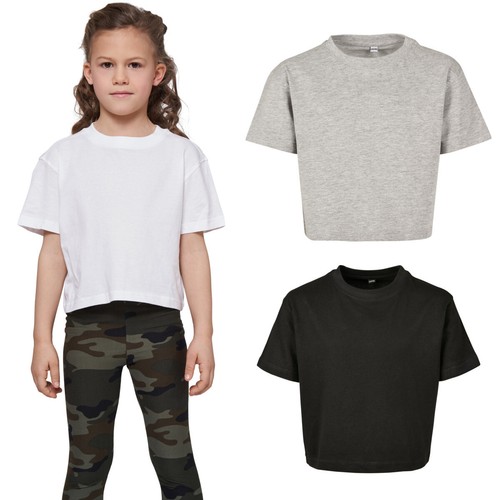 Build your brand girls cropped - girls,