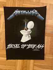 Heavy Metal Metallica "Metal up your ASS" Vintage original Backpatch Kutte