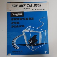 piano solo HOW HIGH THE MOON