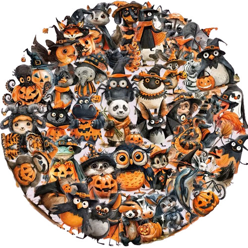 50x halloween tiere - 50x,