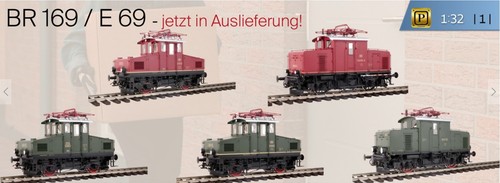 Km1 e69 e169 spur - spur, e-lok