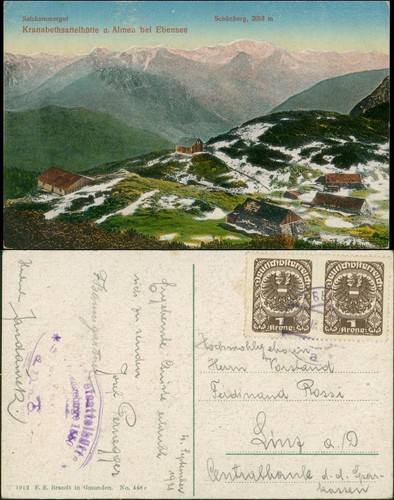 Ebensee kranabethsattelhütte - ebensee,