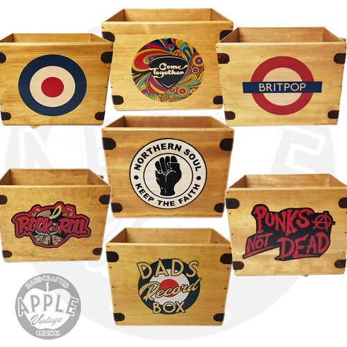 Retro schallplattenbox - retro,