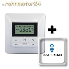 CasaSpirit Rolladen Zeitschaltuhr Jalousie Timer Rollo f. Busch-Jäger BALANCE Si