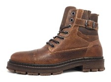 Bullboxer  Herrenschuhe Stiefel Warmfutter Boots Braun Freizeit