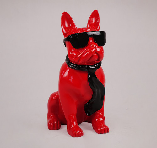 Bulldogge figur rot - 🔶bulldogge,