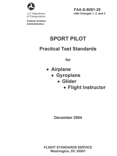 Faa 8081 sport - sport, pilot
