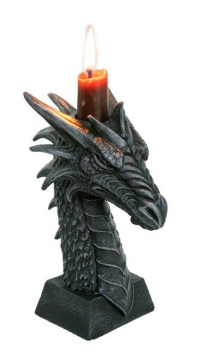 Drachen kerzenhalter - drachen,