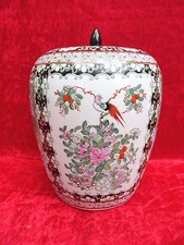 schöne,alte Ziervase__Deckelvase__China__schön bemalt_!