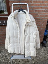 Jacke, Damen, Cassani, Größe 38,weiß/creme, echte Daunen,gebraucht,leichte Gebr.