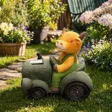 Highland Cow Dekofigur LED