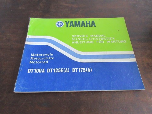 Yamaha dt100a dt125e - dt125e, dt175
