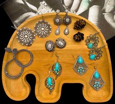 Barock Kristall Ohrringe, Handgemachter Einzigartiger Schmuck, BohoStil Geschenk