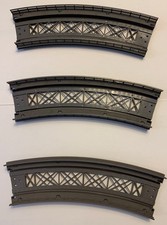3 x Märklin H0 7569 Gleis Rampe Kunststoff gebogen - OVP