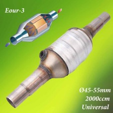 Universal KAT Katalysator Euro-4 für VW AUDI OPEL Bis 2000ccm Ø45-55mm 52cm NEU