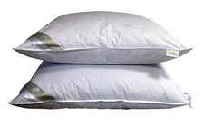 2 Stück Hofmann Kopfkissen Federkissen 80x80 cm Kissen strapazierfähig waschbar