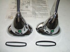 Talbot Spiegel 333 Neu oval verchromt 70er J. grüner Prägestempel Sport Oldtimer