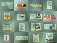 SPIELZEUG: Versch. Beipackzettel BPZ & Folienaufkleber AKF D 1986-92 z. Auswahl