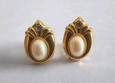 Ohrclips Vintage Perlen