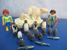 2x Eisbär Eisscholle 12 Pinguin Figuren 3240 4850 6634 Tierpark Playmobil 8369