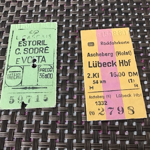 Alte bahnkarten tickets - bahnkarten, tickets/