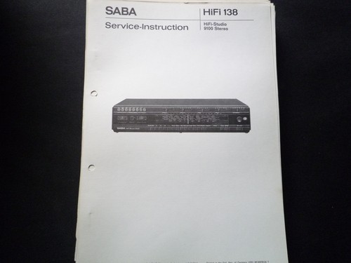 Original service manual - original,