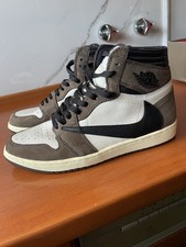 Nike Travis Scott x Air Jordan 1 high OG SP EU 45 US 11 Sail/Black-Dark Mocha