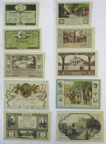 Banknoten notgeld stadt - banknoten,
