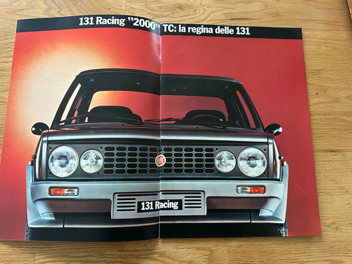Fiat 131 racing prospekt - racing, /