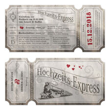 Hochzeitseinladung Lasercut