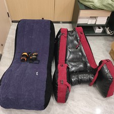 Sex Möbel aufblasbares Sofa Luft gefüllt Bett "S" Form Paar sexuelle Haltungen