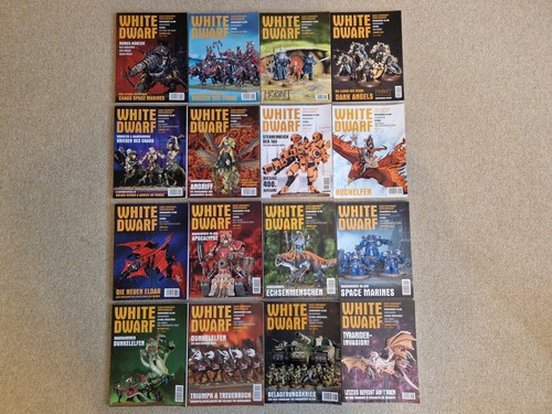 White dwarf sammlung 16st - white,