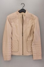 ✅ Second Life Fashion Reverso Lederjacke für Damen Gr. 42, L creme ✅