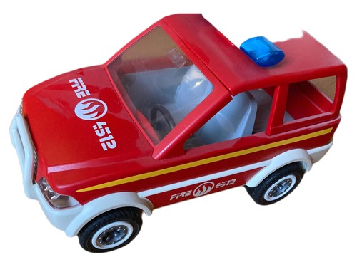 Playmobil feuerwehrauto rot - playmobil,