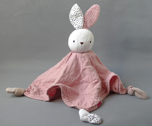 Schmusetuch hase musselin - musselin,